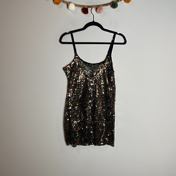 Free People sequin sheer mini dress - Picture 6 of 6